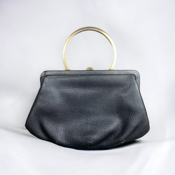 Comtesse Vintage Leather Made In Germany Small Handbag Purse Clutch. - Picture 2 of 12